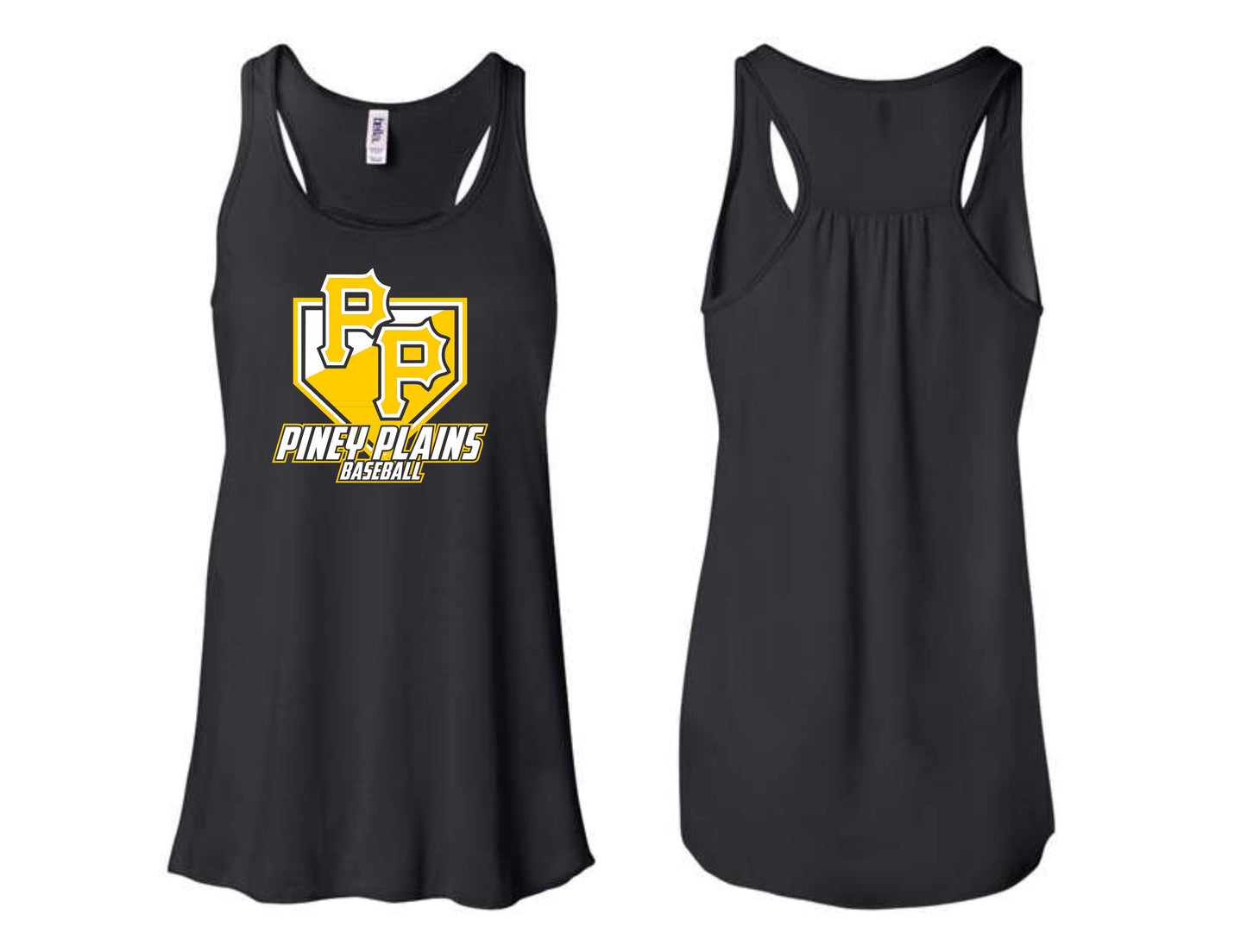 Women's Scrunch Back - Black Tank Design 2