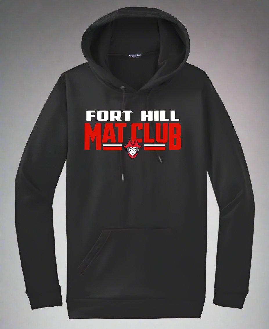 Design: 2 - Polyester Sport Tek Hooded Sweatshirt with Printed Logo