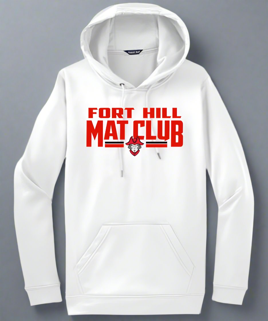 Design: 2 - Polyester Sport Tek Hooded Sweatshirt with Printed Logo