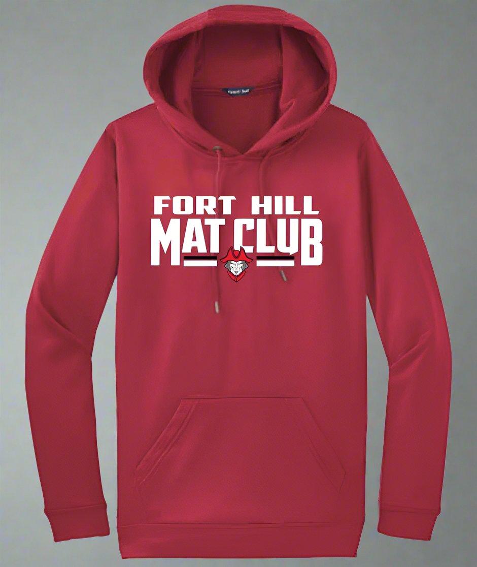 Design: 2 - Polyester Sport Tek Hooded Sweatshirt with Printed Logo