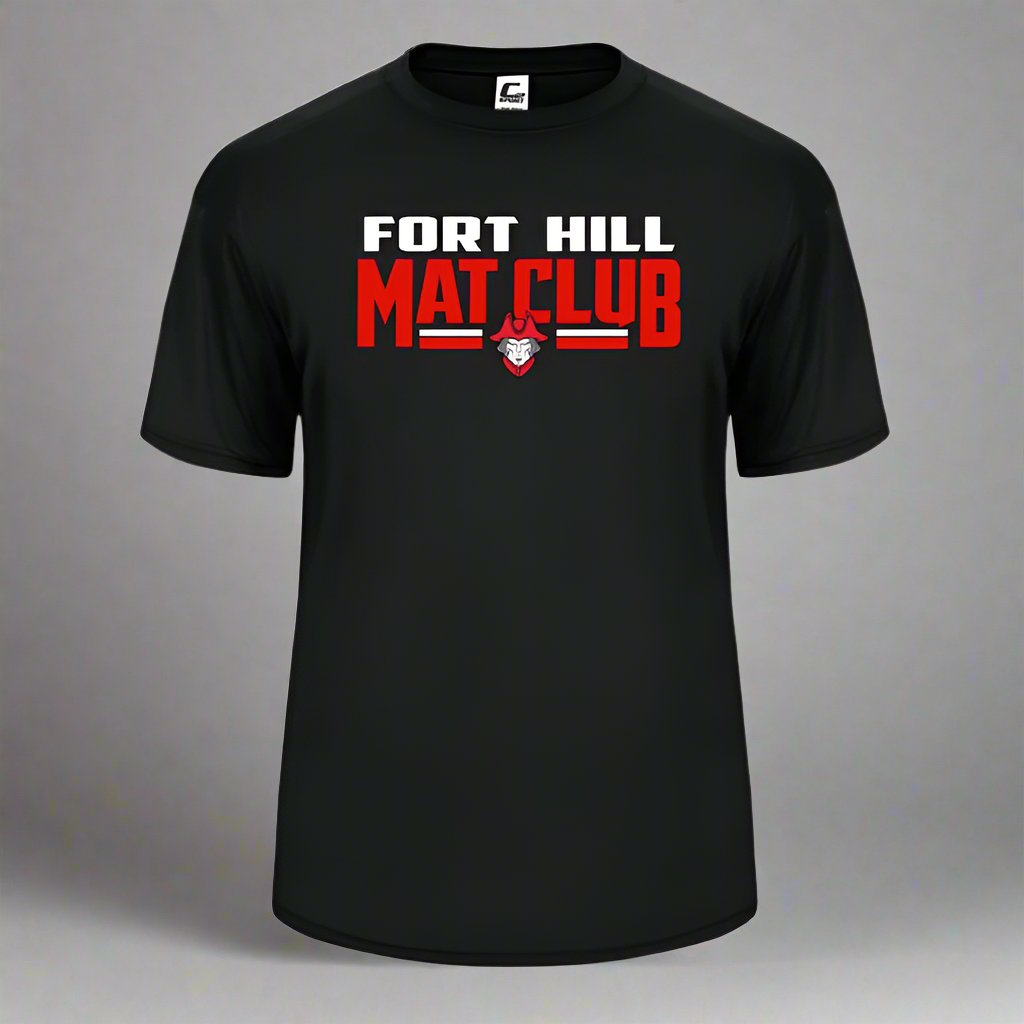 Design: 2 - Polyester Performance T-Shirt with Printed Logo