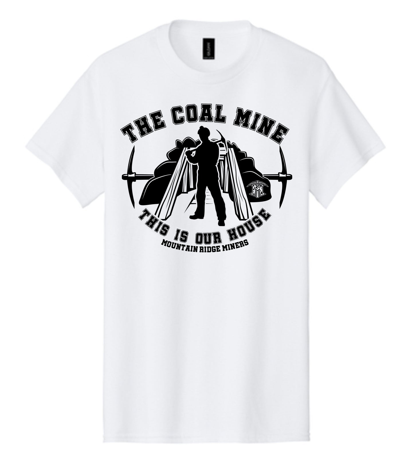 Cotton White - COAL MINE T-Shirt (SENIOR NIGHT / WHITE OUT GAME February 10)