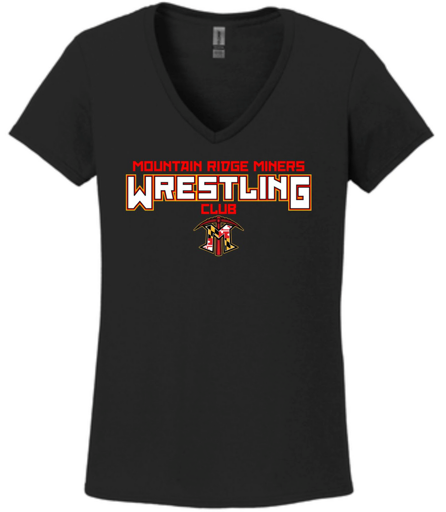 Women's V-Neck T-Shirt Design 1