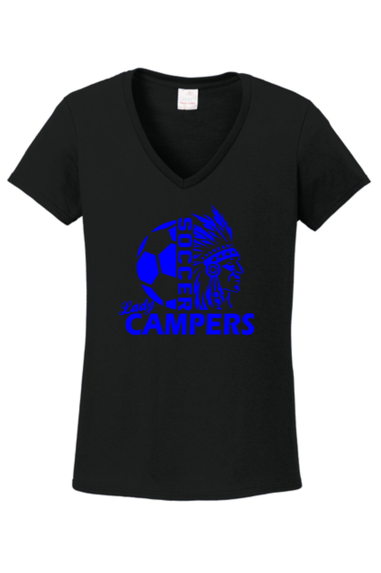 Ladies V-Neck T-Shirt Design 2