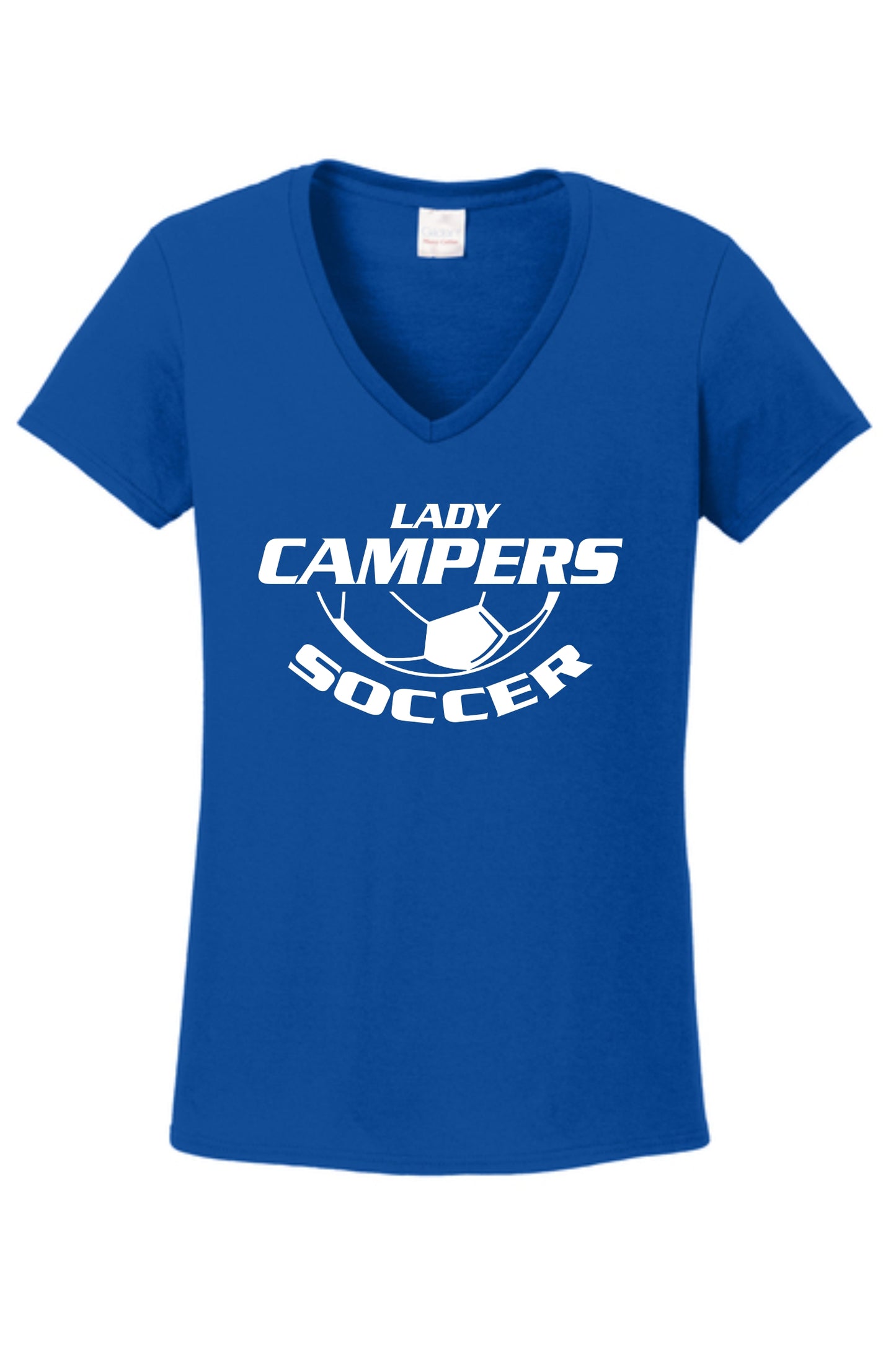 Ladies V-Neck T-Shirt Design 1