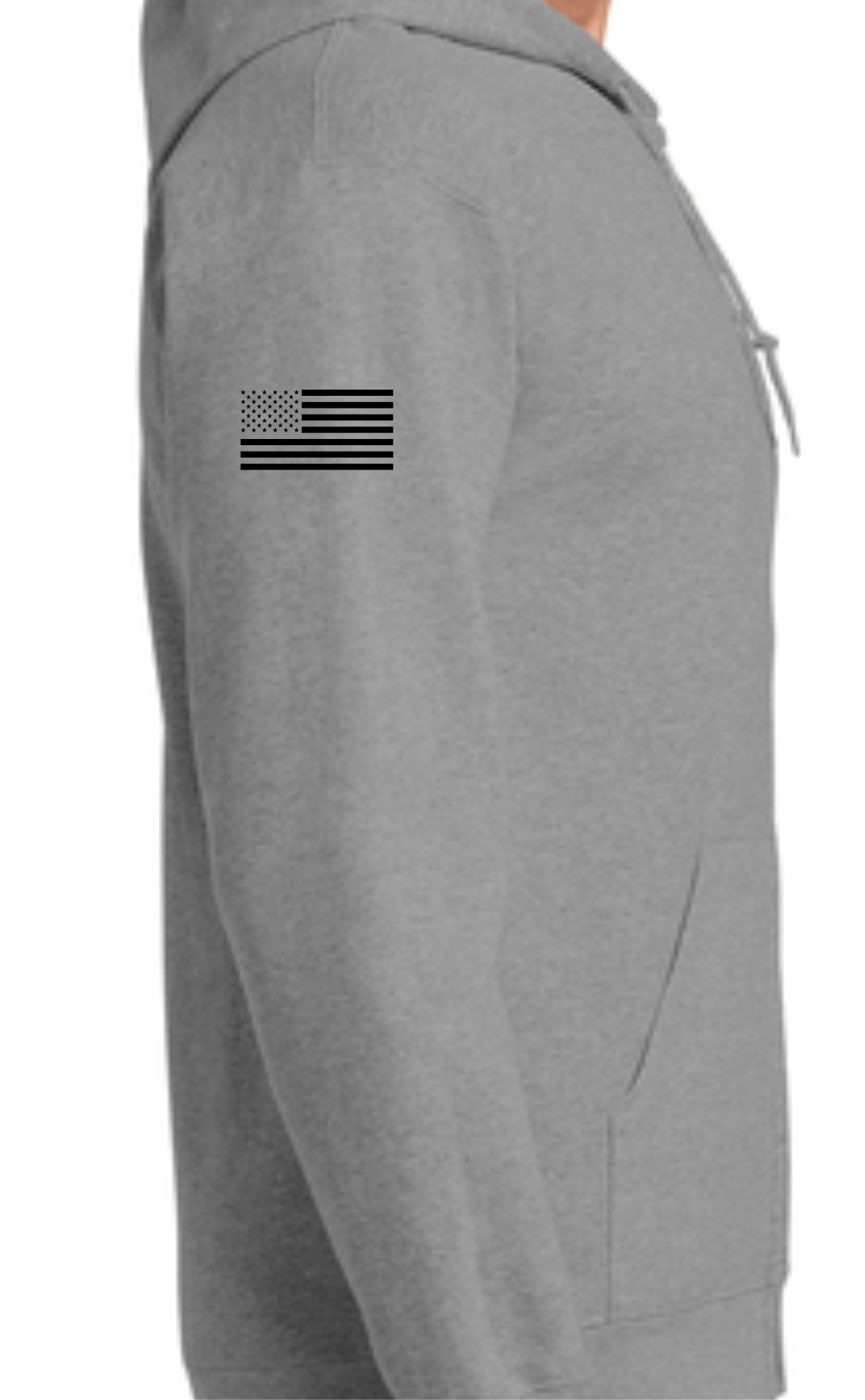 Screenprinted Full-Zip Hoodie