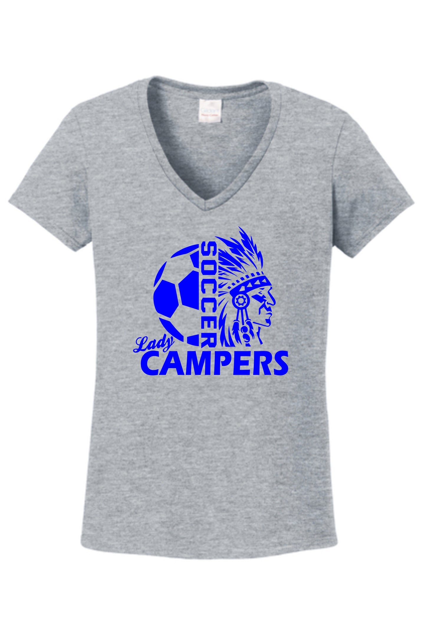 Ladies V-Neck T-Shirt Design 2