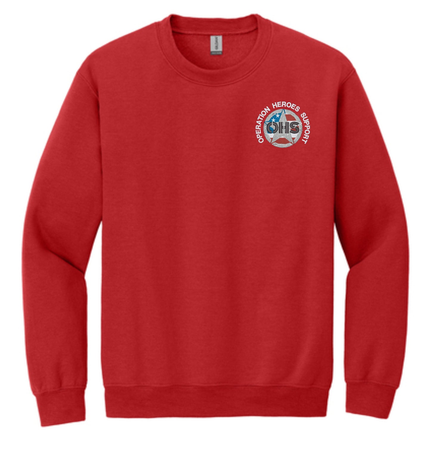 Embroidered Gildan Crewneck