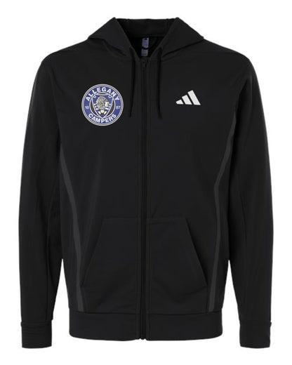 ADIDAS Game & Go Fleece Full-Zip Hooded Sweatshirt