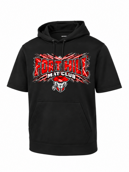 Moisture Wicking Short Sleeve  Hoodie Design 2