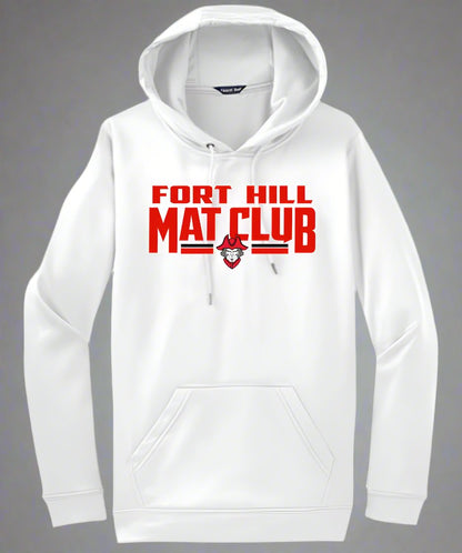 Design: 2 - Poly/Cotton Hooded Sweatshirt with Printed Logo