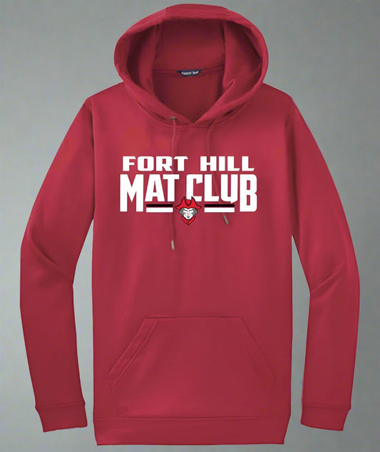 Design: 2 - Polyester Sport Tek Hooded Sweatshirt with Printed Logo