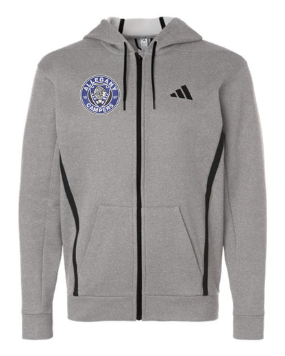 ADIDAS Game & Go Fleece Full-Zip Hooded Sweatshirt