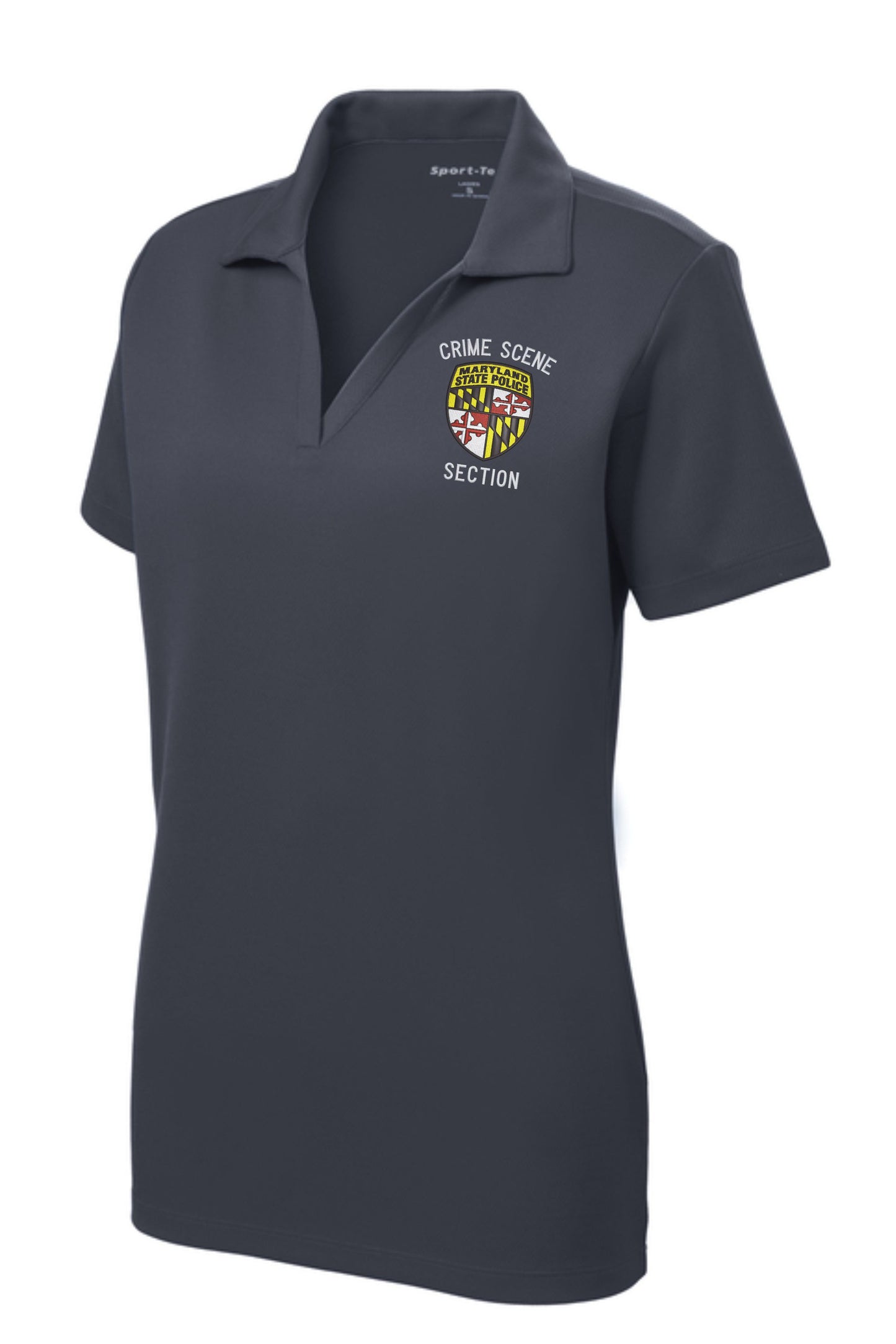 MSP Crime Scene Section  Ladies  Polo - Graphite