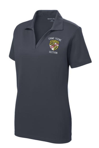 MSP Crime Scene Section  Ladies  Polo - Graphite