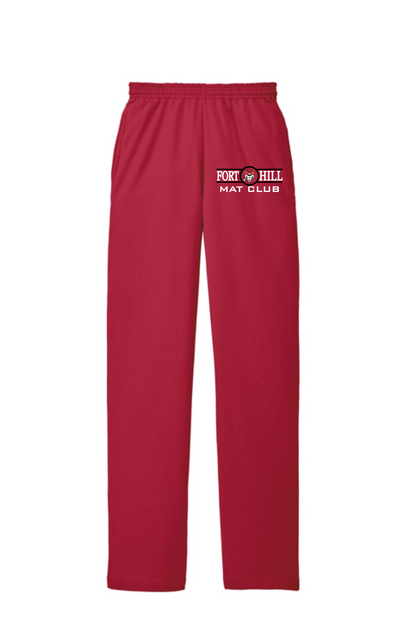 Fleece 50/50 Sweatpants w Embroidery Logo