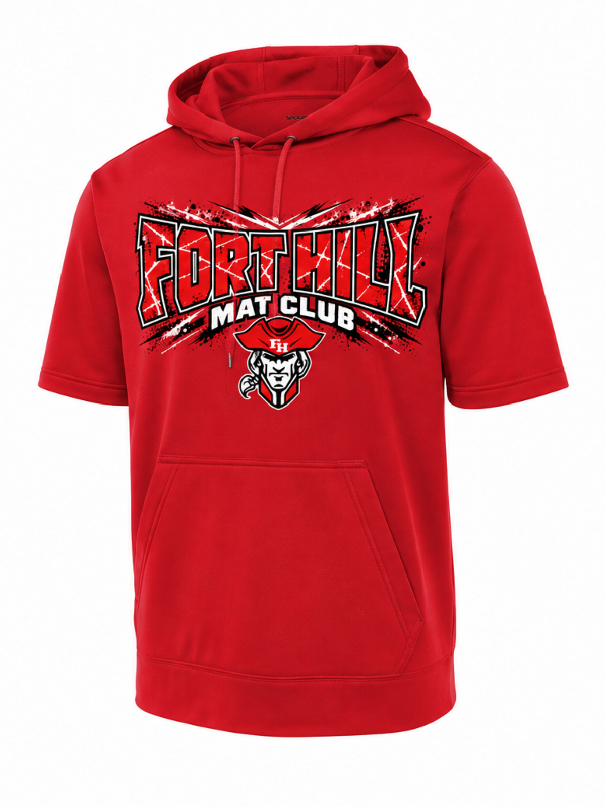 Moisture Wicking Short Sleeve  Hoodie Design 2