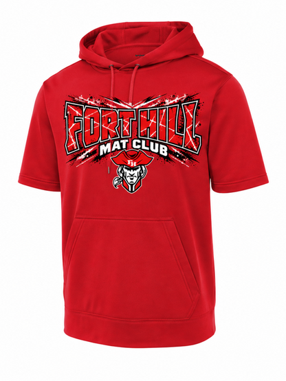 Moisture Wicking Short Sleeve  Hoodie Design 2
