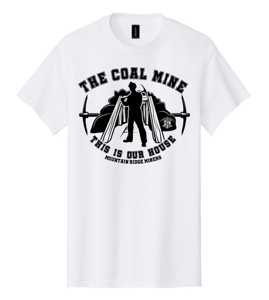 Cotton White - COAL MINE T-Shirt (SENIOR NIGHT / WHITE OUT GAME February 10)
