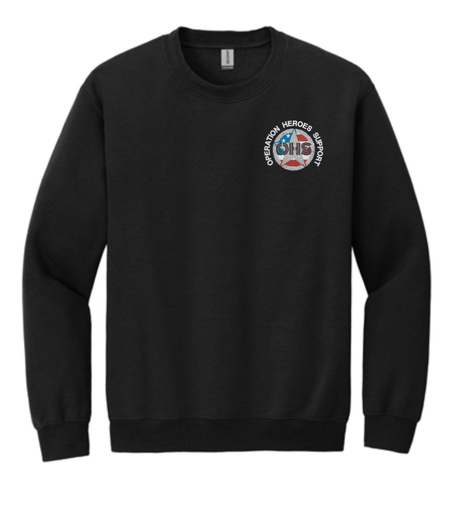 Embroidered Gildan Crewneck