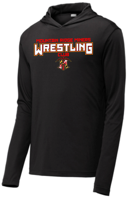 Moisture Wicking Hooded Long Sleeve Shirt Design 1