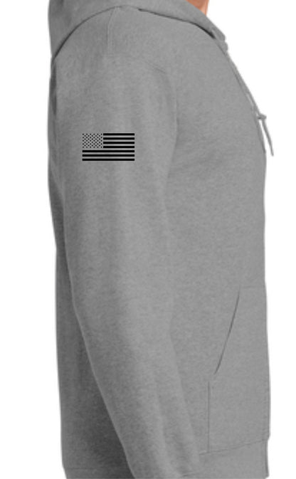 Screenprinted Full-Zip Hoodie