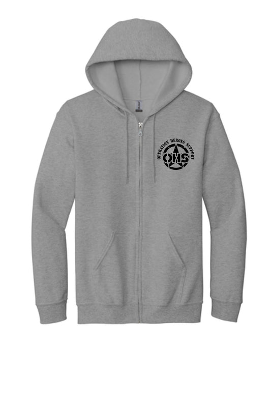 Screenprinted Full-Zip Hoodie