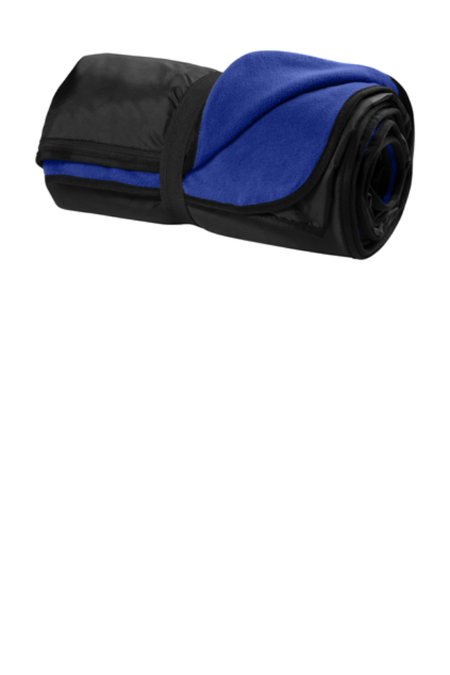 Fleece & Poly Travel Blanket